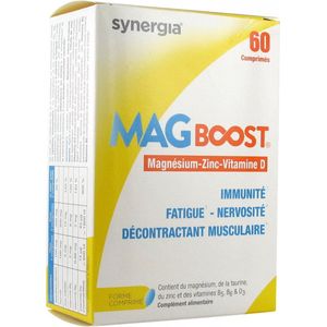 Synergia - Mag Boost - Voedingssupplement - 60 Tabletten