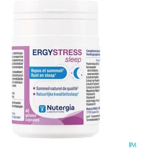 Slaapmiddelen - ERGYSTRESS Sleep - 30 Capsules - Met Melatonine en Plantenextracten