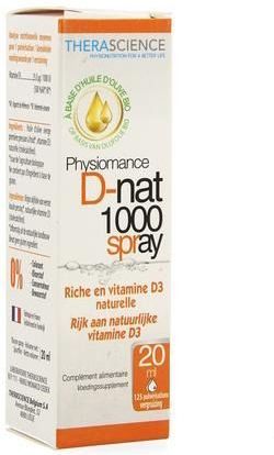 Vitamine D - D-NAT 1000 Spray - 1000 IE - Natuurlijke Vorm