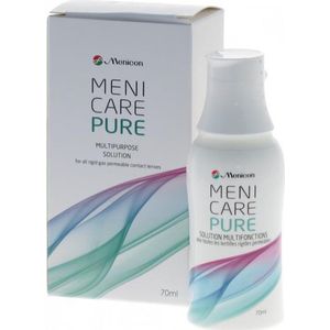 Menicare Pure Multipurpose Solution - 70 ml - voor alle vormvaste lenzen