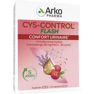 Arkopharma Cys-Control Flash 10 Capsules + 10 Capsules