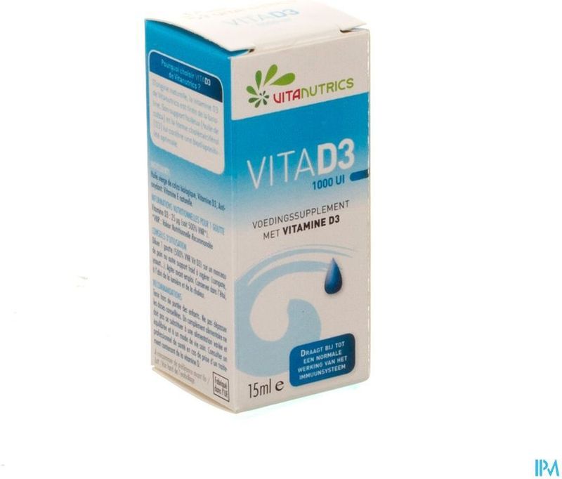 Vitamine D3 - 1000 IE - 60 Tabletten