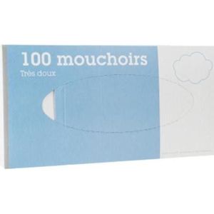 Zakdoeken - 100 Stuks - Dubbellaags - Cellulosewatten - Zacht