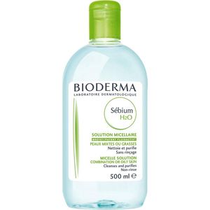 Bioderma SÃ©bium H2O Purifying Cleansing Lotion Combination & Oily Skin - 500 ml