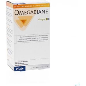 Omegabiane - Teunisbloemolie - 3 Capsules - Omega 6 - 1080 mg Linolzuur