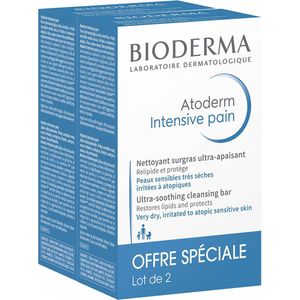 Bioderma Atoderm Intensive Pain Cleansing Ultra-rich Soap - 2 x 150 G