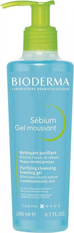 Bioderma - Sebium Purifying Cleansing Foaming Gel - 200 ml - Reinigingsgel