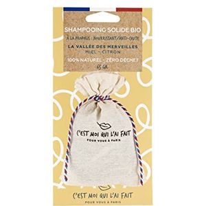 Festes Bio-Shampoo - La Vallée Des Merveilles - Nährend - Propolis - Citroen