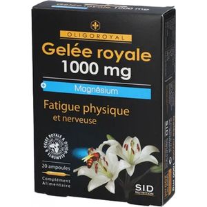 S.I.D Nutrition Oligoroyal Royal Jelly 1000 mg + Magnesium 20 Ampullen