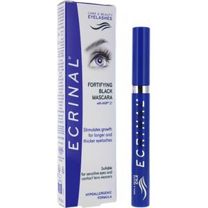 Ecrinal Zwarte Mascara - Versterkt en verlengt wimpers - Hypoallergeen - Gratis verzending