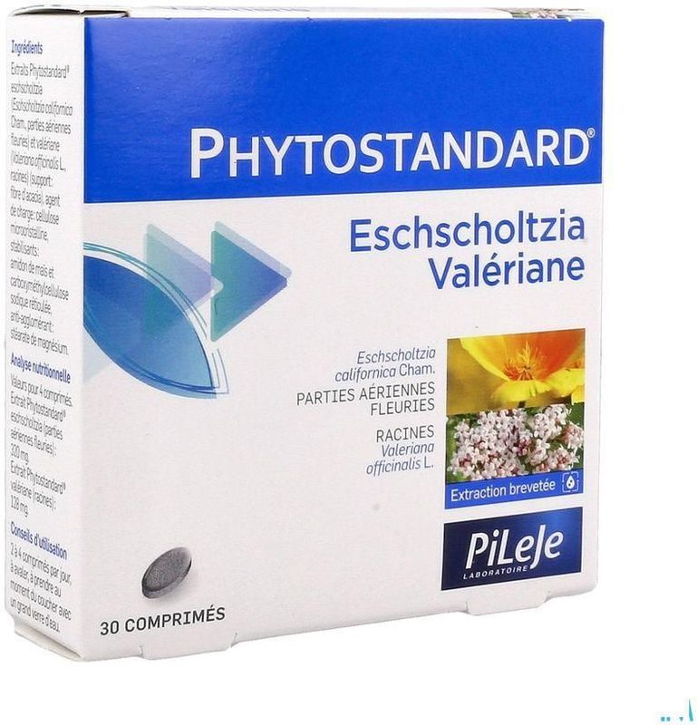 PiLeJe - Phytostandard - Goudpapaver - Valeriaan - Tabletten - 30 stuks