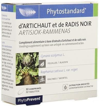 Phytostandard - Artisjok Zwarte Radijs - Voedingssupplement - Extracten