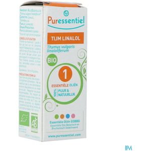 Puressentiel - Tijm Linalol - Essentiële Olie - 5ml - Antibacterieel, Antiviraal, Versterkt Immuniteit