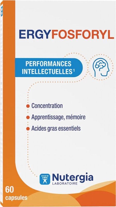 Ergyfosforyl - Caps - 60 Stuks - Vitamine B - Ondersteunt Cognitieve Functies