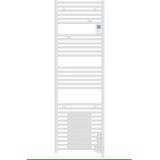 Go by Van Marcke Doris elektrische handdoekradiator 109,5x50cm 1500 watt met ventilator en digitaal bedieningspaneel wit 851127