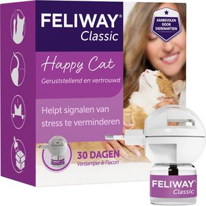 Feliway Classic - Startset - 1 Verdamper met 1 Vulling - 48 ml - Anti-stress voor Kat