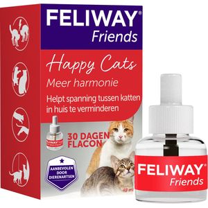 Feliway Friends - navulling - 48 ml - Anti-conflict voor Katten