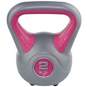Sveltus Kettlebells fit, uniseks, volwassenen, roze, 2 kg