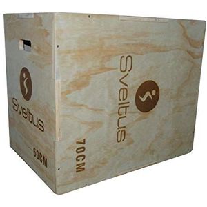 SVELTUS PlyoBox Unisex volwassenen, hout