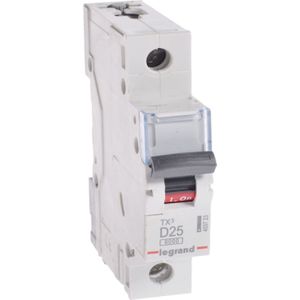 Legrand Overcurrent switch S 301 1P D 25A 6000A - 403723