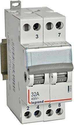 Legrand - LEG 412903 - Wisselschakelaar - 2xW - Middenstand - 20A - Lexic