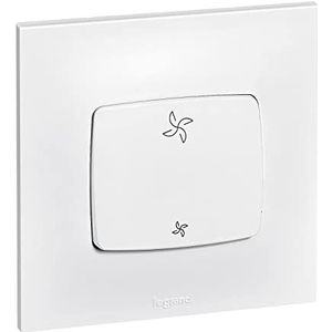 Legrand - Bediening voor VMC Neptune - 10A - Automatische klemmen - Wit