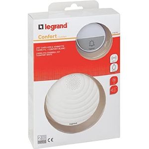 Legrand - Bel Draadloos Kit 80Db Ip44 100M Wit - Wit