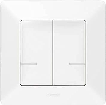 Legrand - Schakelaar - 2 Schakelkanalen - 250 W - LED-indicator