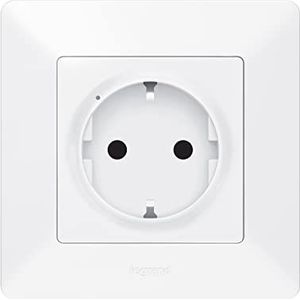 Legrand, Valena Life with Netatmo 752191 Draadloze wandzender rolluikschakelaars, vrij te plaatsen, draadloze installatie, incl. batterij + wip + afdekframe,