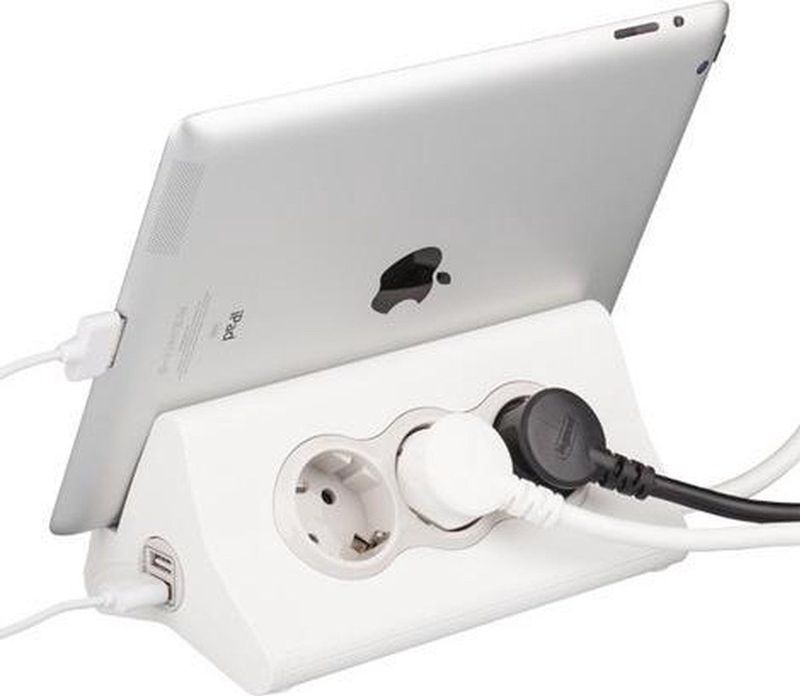 Legrand - 694810 - Stekkerdoos - Wit - Thermoplast - Drie Uitgangen