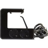 U-Power - Workstation - Stekkerdoos - Zwart - Kunststof - Met USB-Poorten