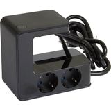 U-Power - Workstation - Stekkerdoos - Zwart - Kunststof - Met USB-Poorten