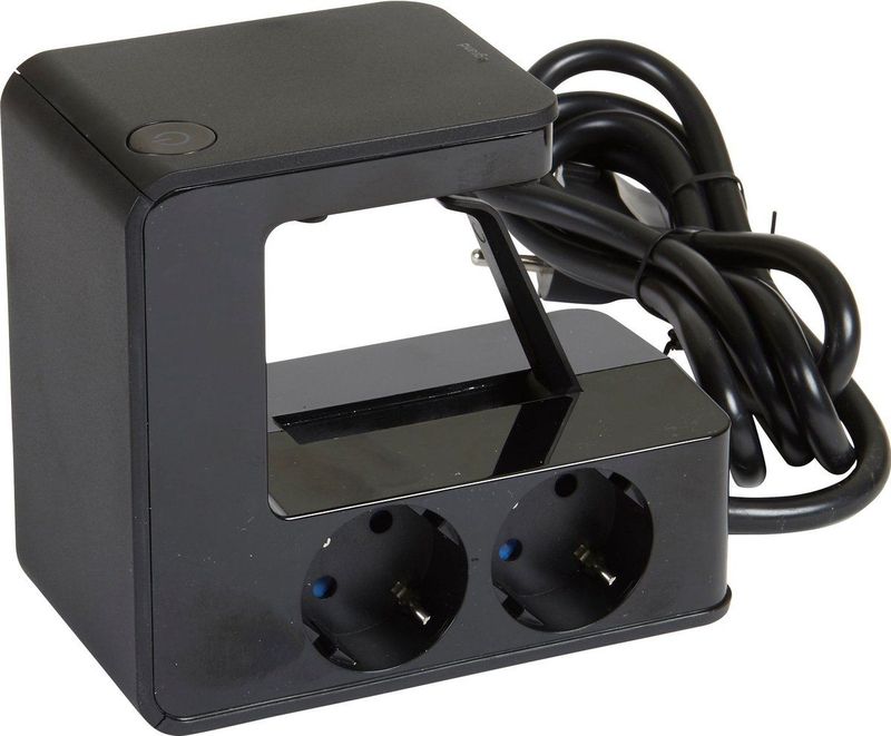 U-Power - Workstation - Stekkerdoos - Zwart - Kunststof - Met USB-Poorten