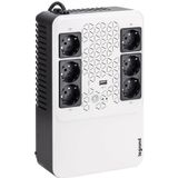 Legrand - Keor Multiplug - UPS-systeem - 800 VA - 6 Schuko-stopcontacten - USB-oplader