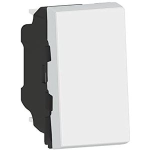 Legrand - Schakelaar of wisselschakelaar met mozaïek Easy-Led 10A 1 module - wit