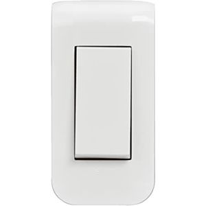 Legrand - Schakelaar - Wit - Mozaïek 10A - Compleet met Plaat en Inbouwdoos