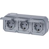 Plexo - Beschermende Contactdozen - Vochtige Ruimtes - Eenvoudig Design