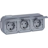 Plexo - Beschermende Contactdozen - Vochtige Ruimtes - Eenvoudig Design