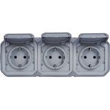 Plexo - Beschermende Contactdozen - Vochtige Ruimtes - Eenvoudig Design