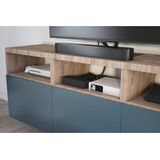 Legrand - Stekkerdoos - Zwart - 3 Geaarde Stopcontacten - Aluminium Kap