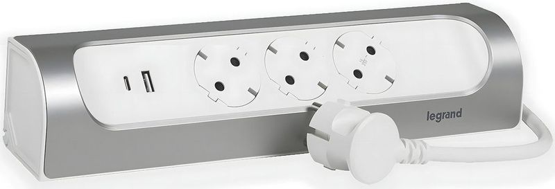 Legrand - Stekkerdoos - 3x CEE 7/3, CEE 16/3 - 1m Kabel