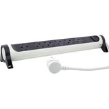 Legrand - Draaibare Stekkerdoos - Zwart - Kunststof - 6 Schuko Stopcontacten