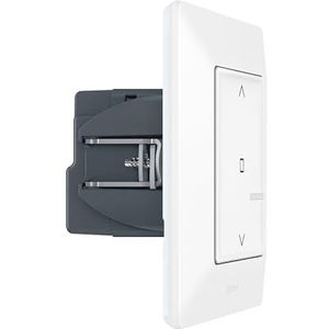 LEGRAND, Valena Life with Netatmo 752190A Draadloze rolluikschakelaar, 230 V, elektronische of mechanische schakelaar, besturing via smartphone of spraakassistent, met afdekframe