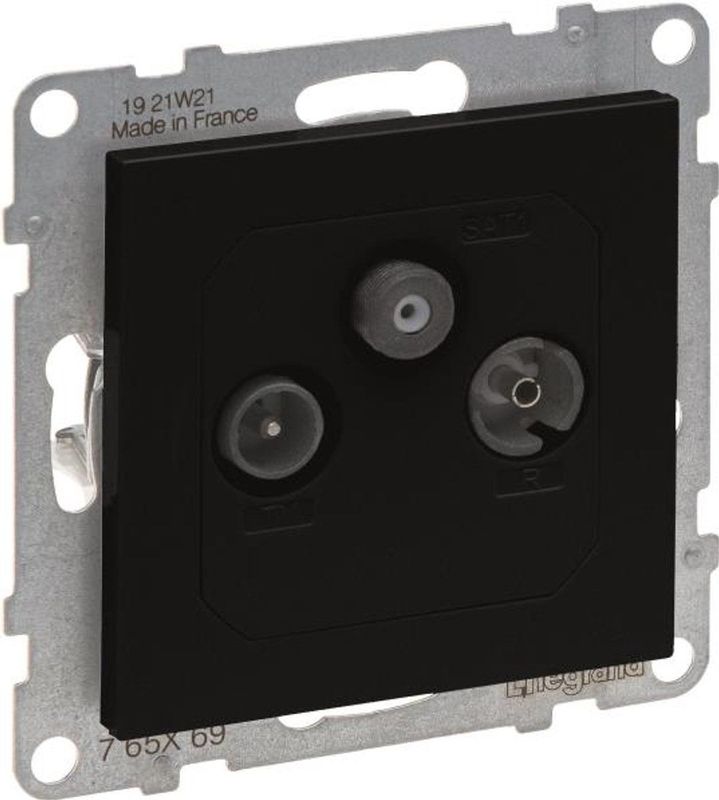 Einddoos-tv R-SAT - Aansluiting voor TV en Satelliet - Aansluitdemping 10 dB