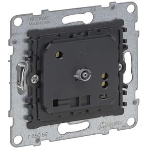 LEGRAND, SEANO 765052 Elektronische vloerthermostaat, invoegen, 1 potentiaalvrije sluiting, schakelstroom: 16 A cos phi = 1, met 4 m afstandssensor