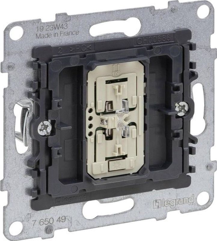 Legrand - 765049 - Inzetstuk Dimmer - Zwart - Metaal - 1 stuk