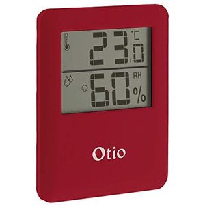 Otio - Rode magnetische hygrometer thermometer - Otio