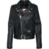 SCHOTT - LCW8600 - Perfecto - Zwart - Lamsleer