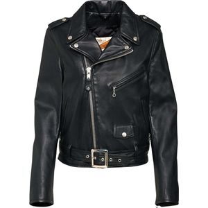 SCHOTT - LCW8600 - Perfecto - Zwart - Lamsleer