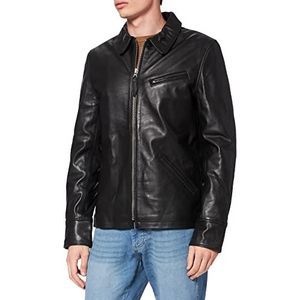 Schott NYC Leren jas voor heren, Zwart, L